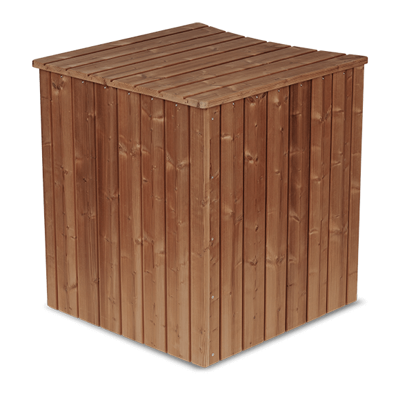 Holzbox für Sandfilter,  Thermoholz